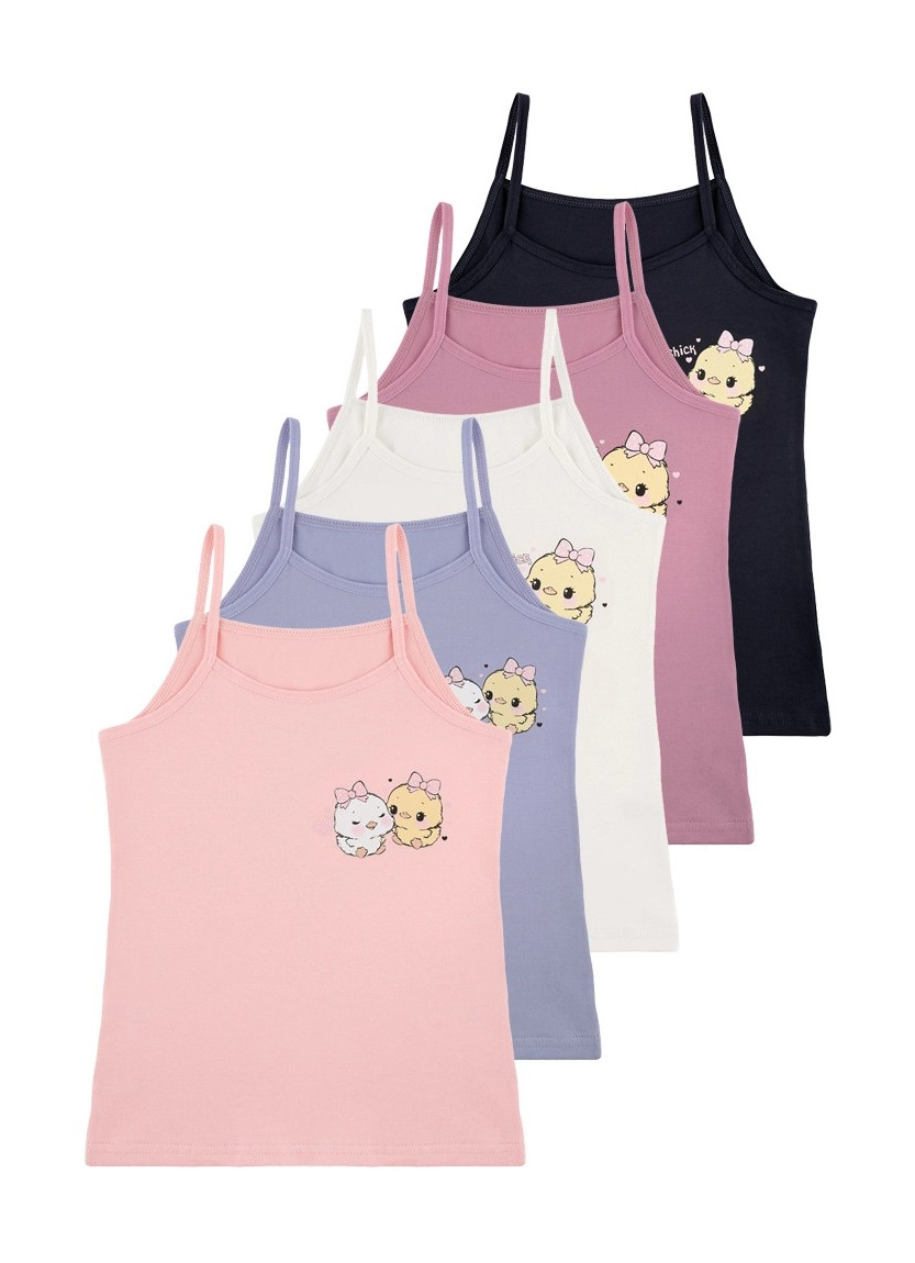 Donella 4371PB87 Assorted 10-Pack Girls' Tank Top — direct Turkish factory supply