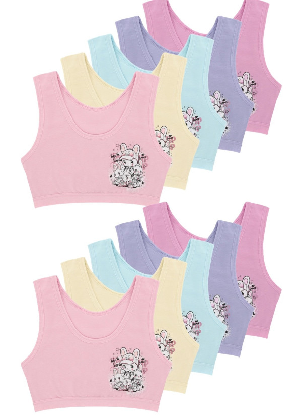 Donella 4571PB121 Assorted 10-Pack Bra — wholesale for boutiques