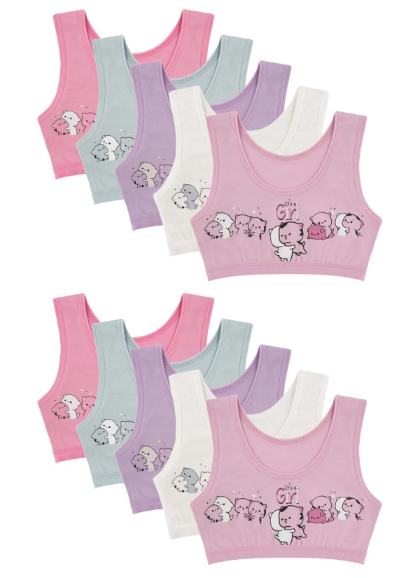 Donella 4571PB78 Assorted 10-Pack Bra — Turkish textile wholesale