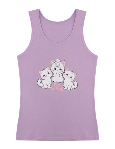 Donella 4971PB82 Assorted 10-Pack Girls' Tank Top — Turkey wholesale collection