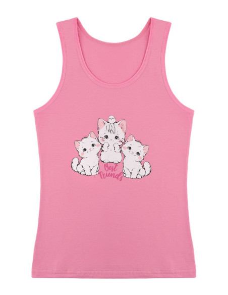 Donella 4971PB82 Assorted 10-Pack Girls' Tank Top — Turkish factory wholesale
