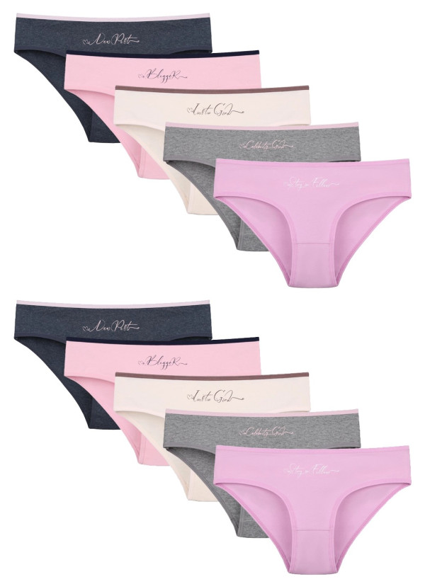 Donella 5171PB126 Assorted 10-Pack Girls' Briefs — wholesale from Turkey