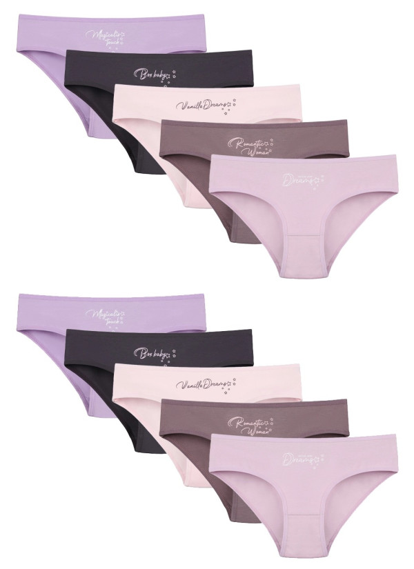 Donella 5171PB135 Assorted 10-Pack Girls' Briefs — Turkey wholesale collection