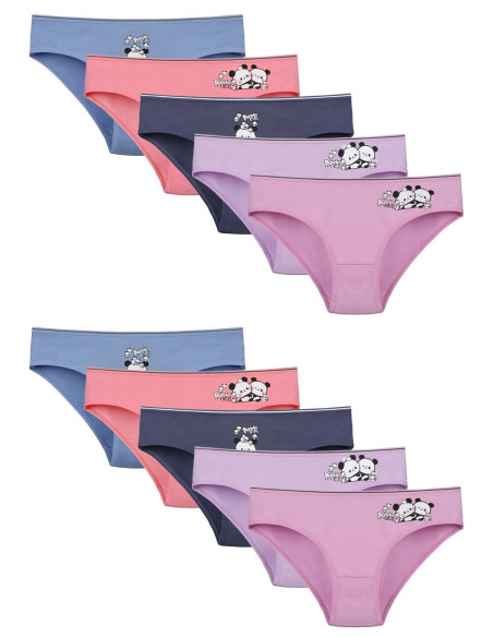 Donella 5171PB84 Assorted 10-Pack Girls' Briefs — Istanbul wholesale supplier