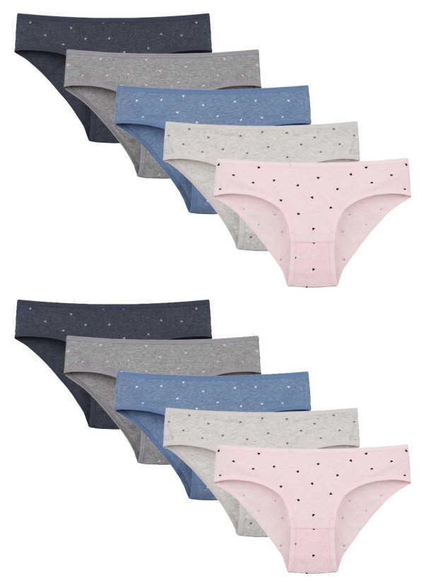 Donella 518124 Assorted 10-Pack Girls' Briefs — direct Turkish factory supply