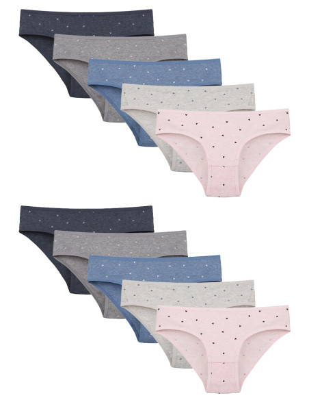 Donella 518124 Assorted 10-Pack Girls' Briefs — direct Turkish factory supply