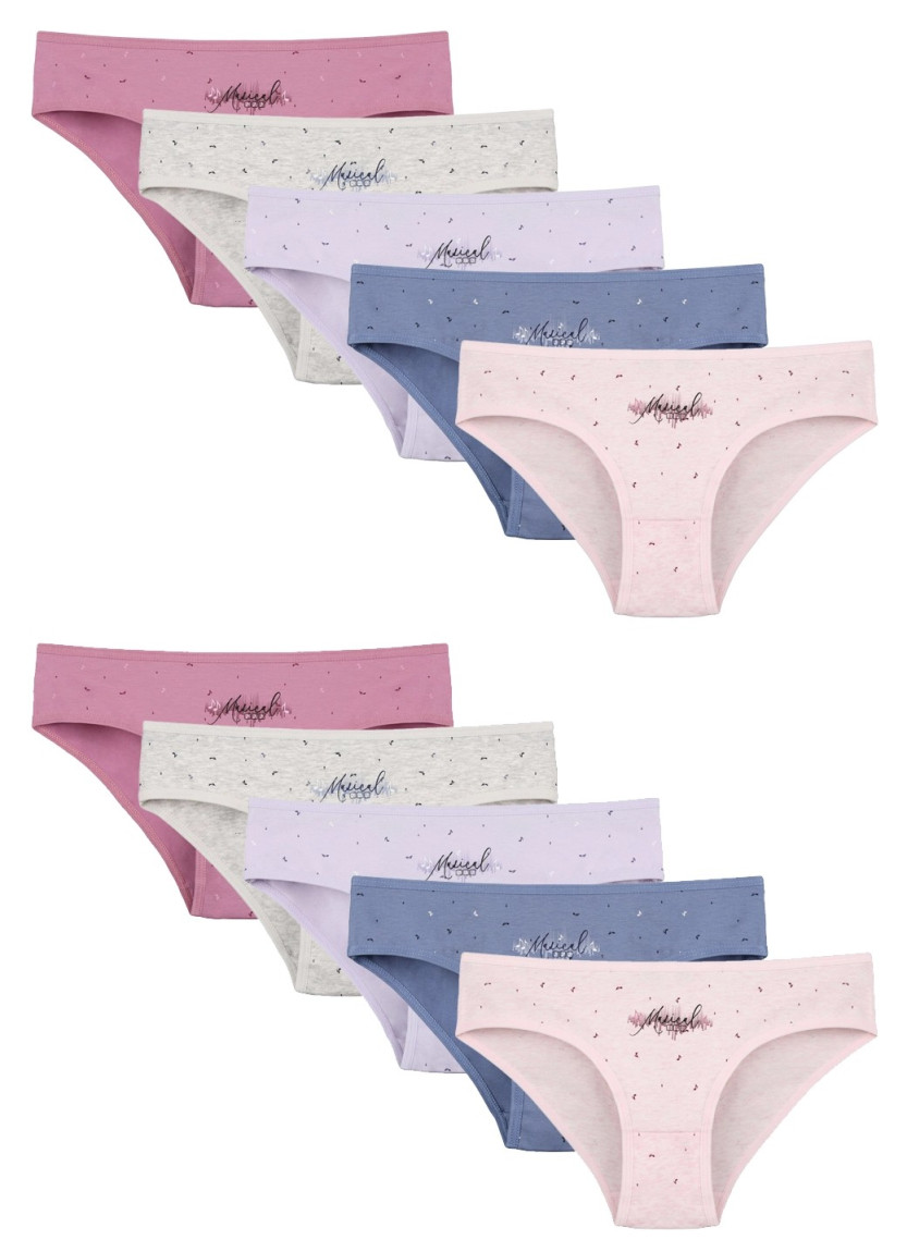 Donella 5181B23 Assorted 10-Pack Girls' Briefs — Turkish factory wholesale