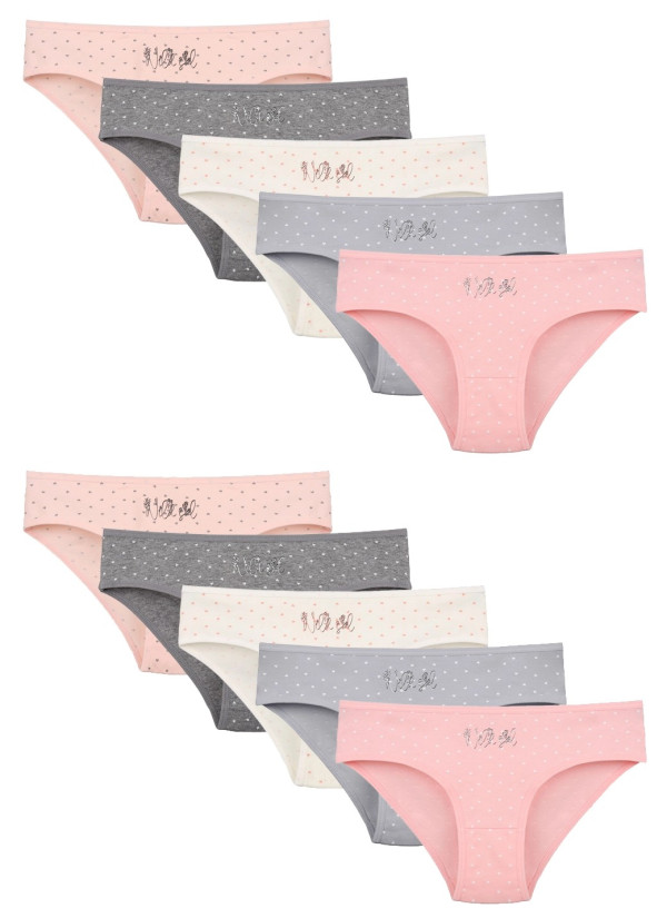 Donella 5181B28 Assorted 10-Pack Girls' Briefs — wholesale from Turkey