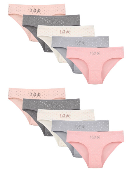 Donella 5181B28 Assorted 10-Pack Girls' Briefs — wholesale from Turkey