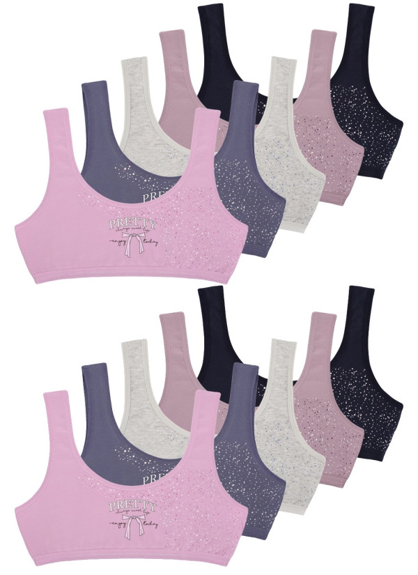 Donella 6071PB101 Assorted 10-Pack Bra — wholesale for boutiques