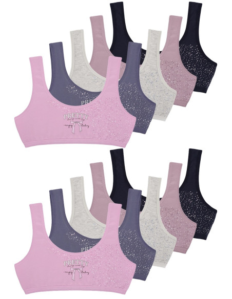 Donella 6071PB101 Assorted 10-Pack Bra — wholesale for boutiques