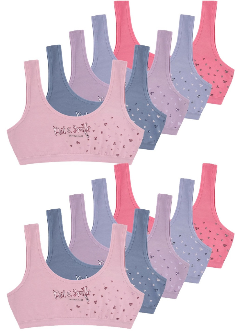 Donella 6071PB73 Assorted 10-Pack Bra — Turkish textile wholesale
