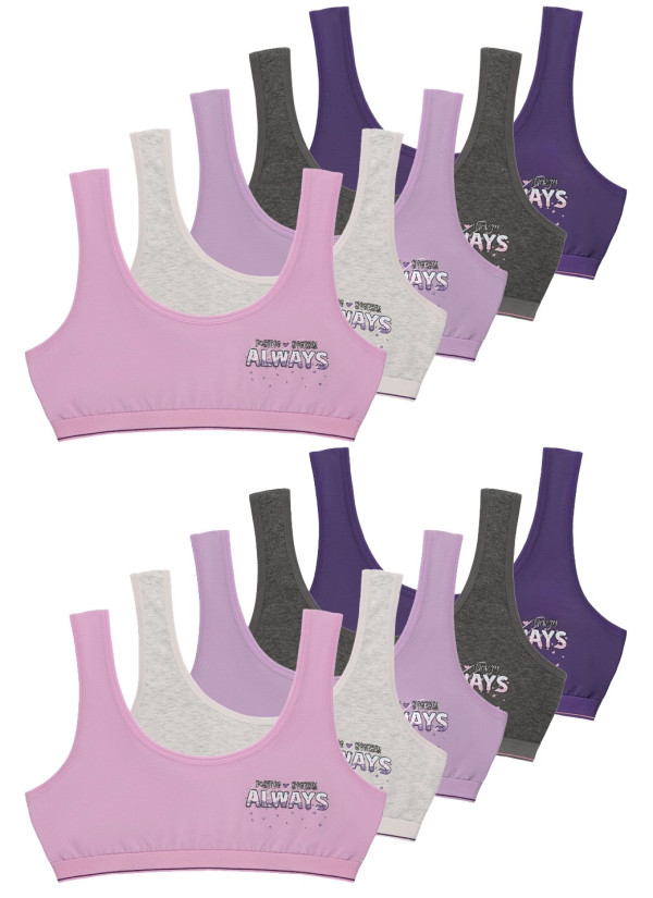Donella 6071PB98 Assorted 10-Pack Bra — Istanbul wholesale supplier