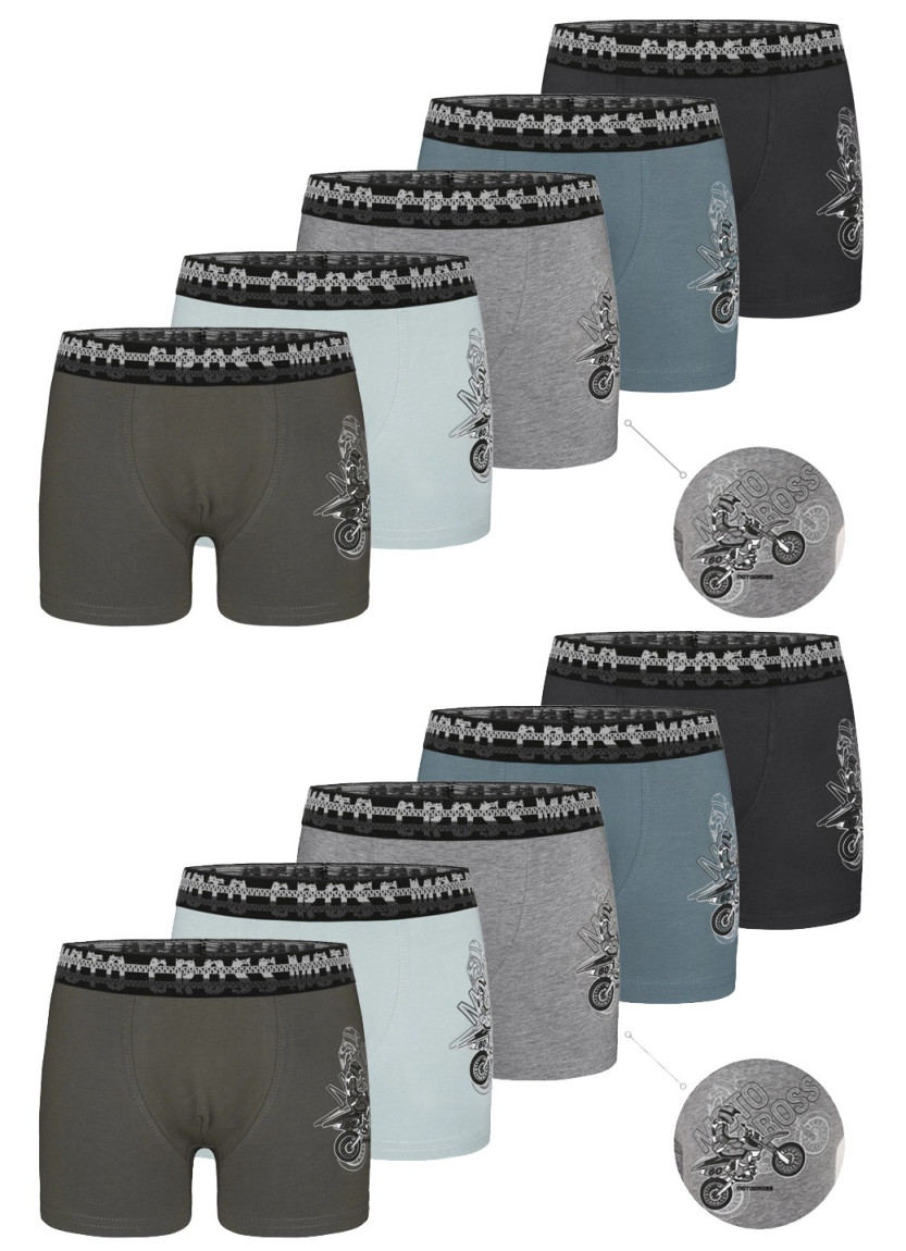 Трусы Боксеры для Мальчиков Boxer (Ассорти) 10 шт/уп Donella 8071PB43 — купить оптом со Стамбула