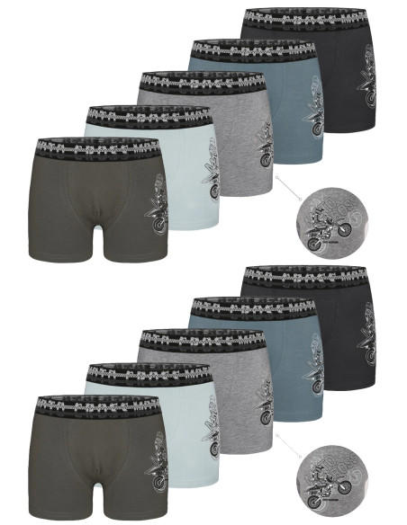 Трусы Боксеры для Мальчиков Boxer (Ассорти) 10 шт/уп Donella 8071PB43 — купить оптом со Стамбула