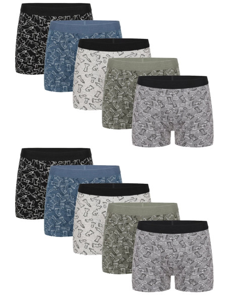 Трусы Боксеры для Мальчиков Boxer (Ассорти) 10 шт/уп Donella 808119 — оптом от турецкой фабрики