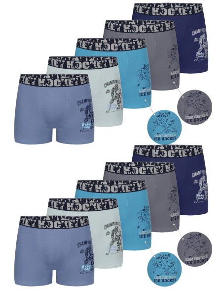 Трусы Боксеры для Мальчиков Boxer (Ассорти) 10 шт/уп Donella 8371PB42 — купить оптом из Турции