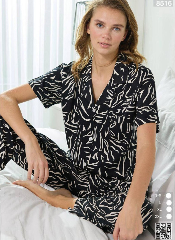 Seamlife 8516 Women's Pajama Set (SM+L+XL+2XL) — direct Turkish factory supply