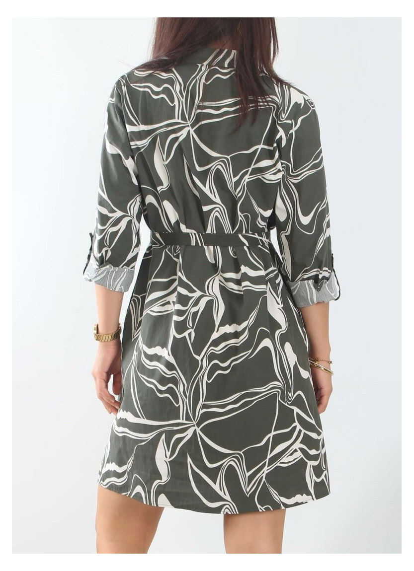 JEN 04411 Haki Cotton Tunic (M+L+XL+2XL+3XL) — wholesale for boutiques