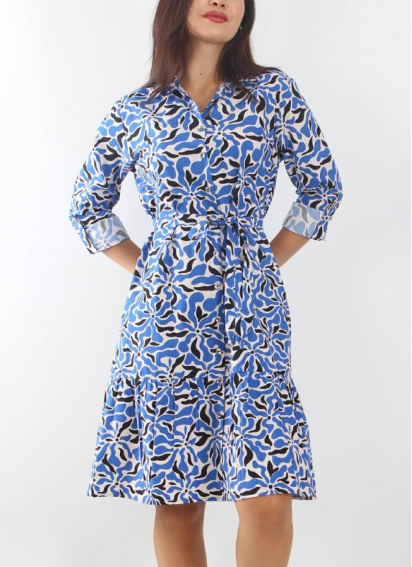 JEN 04402 Mavi Cotton Tunic (M+L+XL+2XL+3XL) — Turkish factory wholesale 2