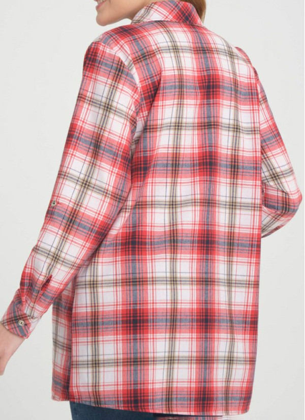 JEN 03485 Kirmizi Shirt (M+L+XL+2XL) — wholesale from Turkey