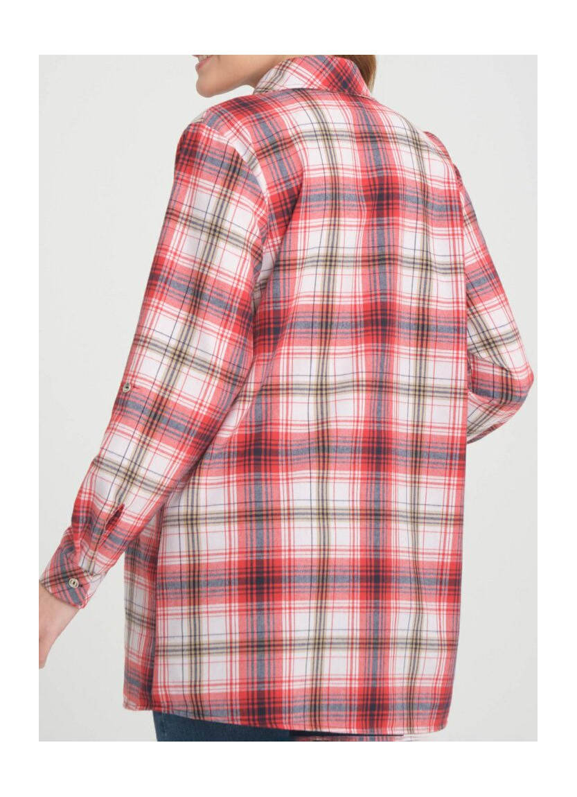 Женская Рубашка (M+L+XL+2XL) JEN JEN 03485 Kirmizi — купить оптом из Турции
