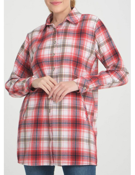 Женская Рубашка (M+L+XL+2XL) JEN JEN 03485 Kirmizi — оптовая поставка из Турции