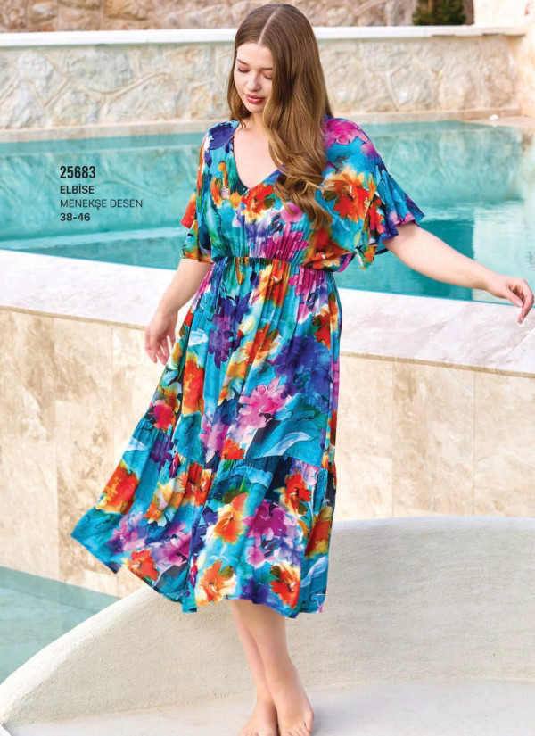 AQUA 25683 Dress — direct Turkish factory supply
