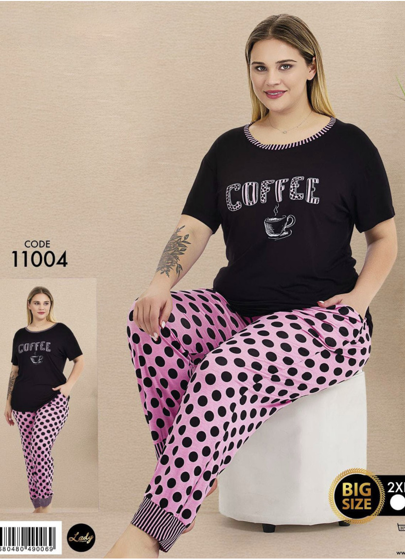 Женский Комплект с Брюками (2XL+3XL+4XL) Lady Lady BTL Ksa 11004 — прямые поставки из Турции