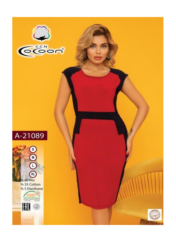 CCNA21089_LK Dress (S+M+L+XL) — Turkish textile wholesale