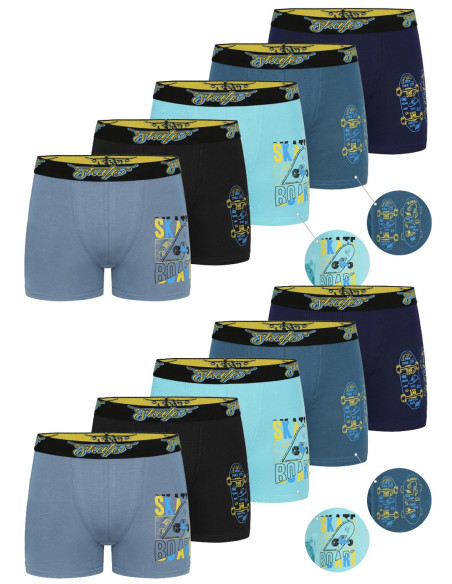 Трусы Боксеры для Мальчиков Boxer (Ассорти) 10 шт/уп Donella 8371PB26 — турецкий текстиль оптом
