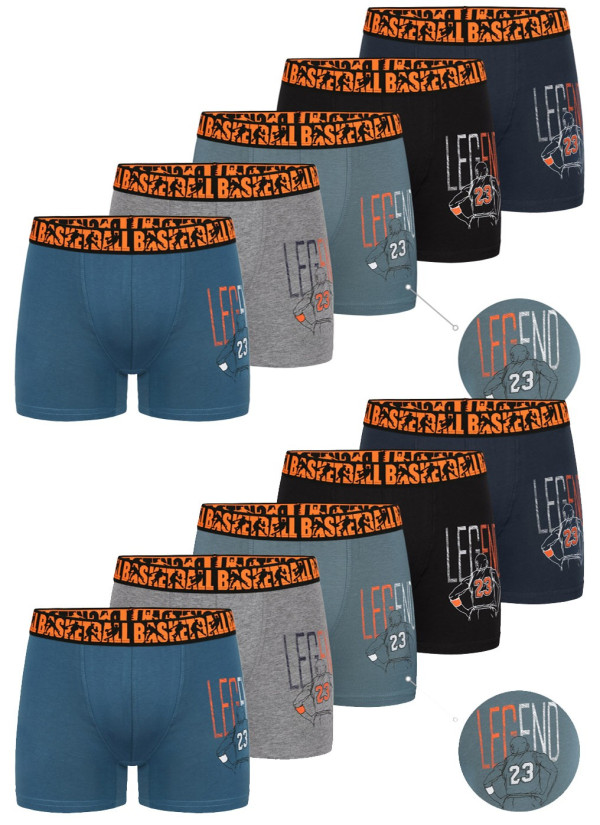 Donella 8371PB28 Assorted 10-Pack Boys' Boxer Briefs — Istanbul wholesale supplier