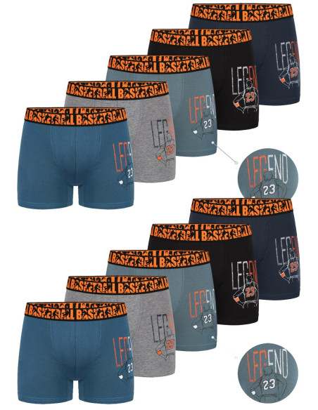 Donella 8371PB28 Assorted 10-Pack Boys' Boxer Briefs — Istanbul wholesale supplier