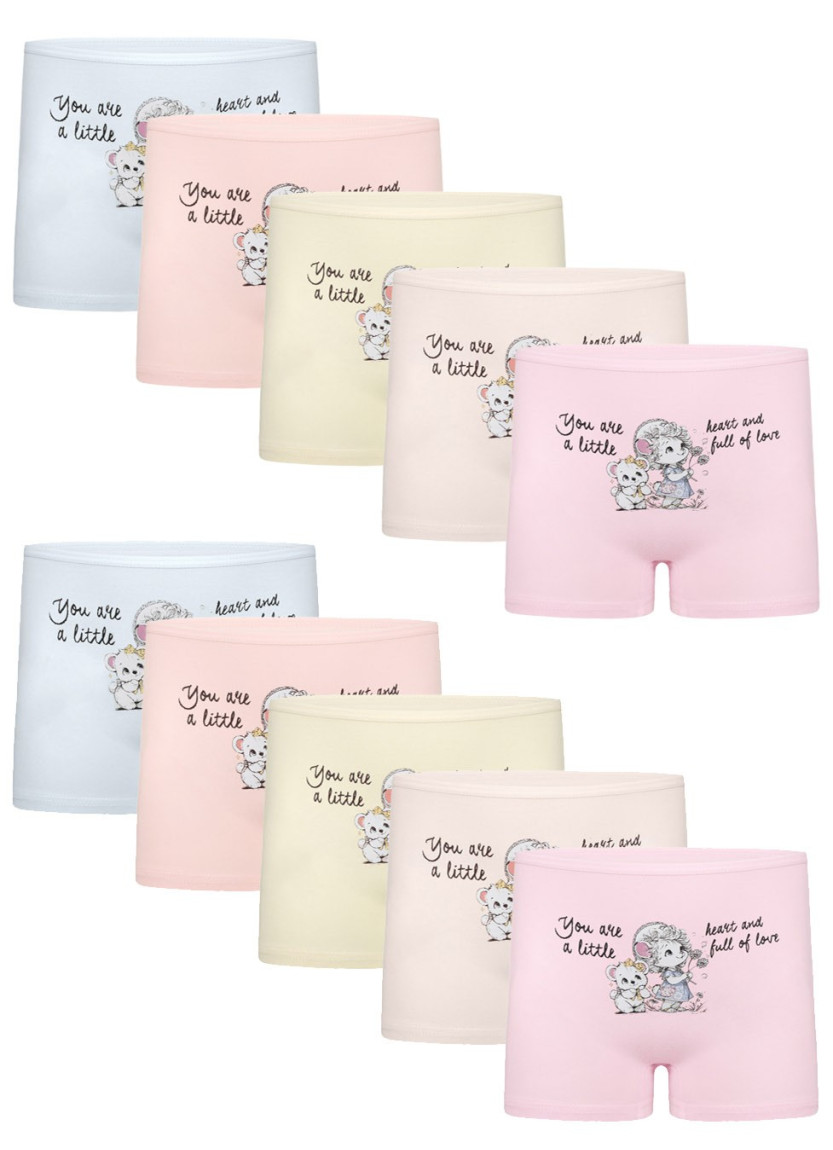 Donella 4271PB122 Assorted 10-Pack Girls' Briefs — Istanbul wholesale supplier