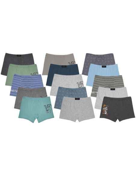 Трусы Боксеры для Мальчиков Boxer (Ассорти) 10 шт/уп Donella 85F1 — купить оптом из Турции