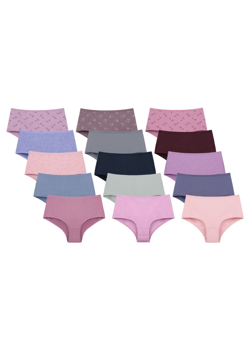 Donella 06F1 Assorted 10-Pack Women's Briefs — Turkish factory wholesale