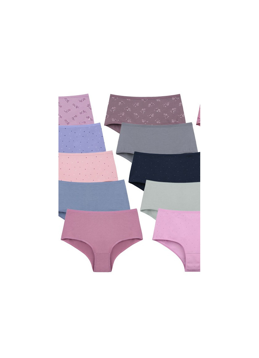Donella 06F1 Assorted 10-Pack Women's Briefs — Turkey wholesale collection