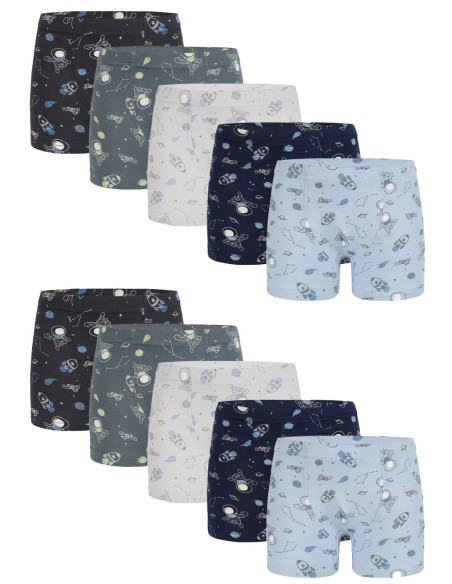 Трусы Боксеры для Мальчиков Boxer (Ассорти) 10 шт/уп Donella 758112 — оптом от турецкой фабрики