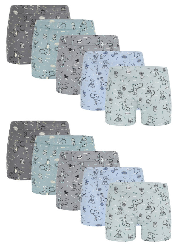 Donella 758118 Оптом Турция Фабрика Трусы Боксеры для Мальчиков Boxer (Ассорти) 10 шт/уп Donella 758118 Купить Оптом с Турции
