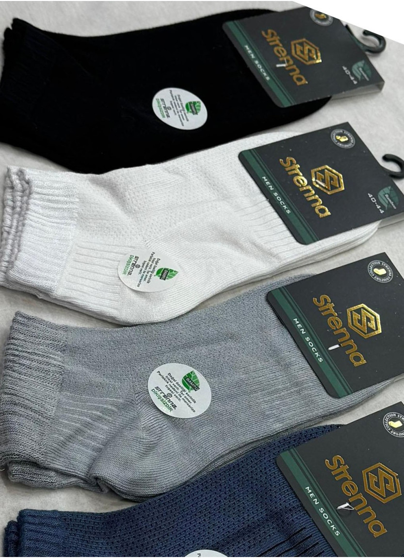 Strenna YAZ BMB 22002 Bamboo Assorted 12-Pair Pack Men's Socks (40-44) — Istanbul wholesale supplier