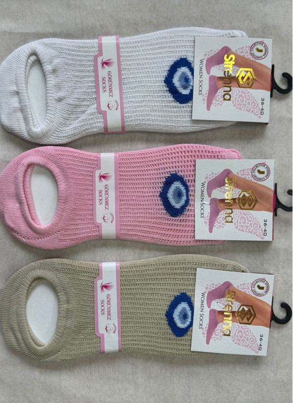 Носки Хлопковые Женские (Ассорти) 12 Пар/Уп. (36-40) Strenna Strenna YAZ COT 22003 — купить оптом со Стамбула