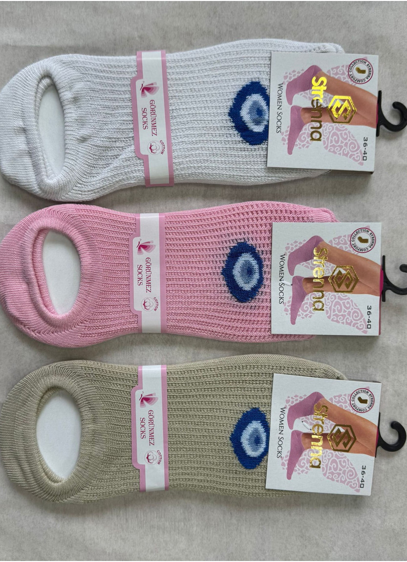 Носки Хлопковые Женские (Ассорти) 12 Пар/Уп. (36-40) Strenna Strenna YAZ COT 22003 — купить оптом со Стамбула