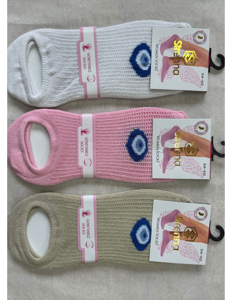 Носки Хлопковые Женские (Ассорти) 12 Пар/Уп. (36-40) Strenna Strenna YAZ COT 22003 — купить оптом со Стамбула