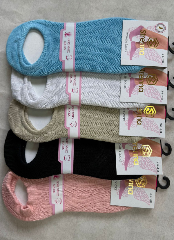 Носки Хлопковые Женские (Ассорти) 12 Пар/Уп. (36-40) Strenna Strenna YAZ COT 22004 — оптом для магазинов и бутиков