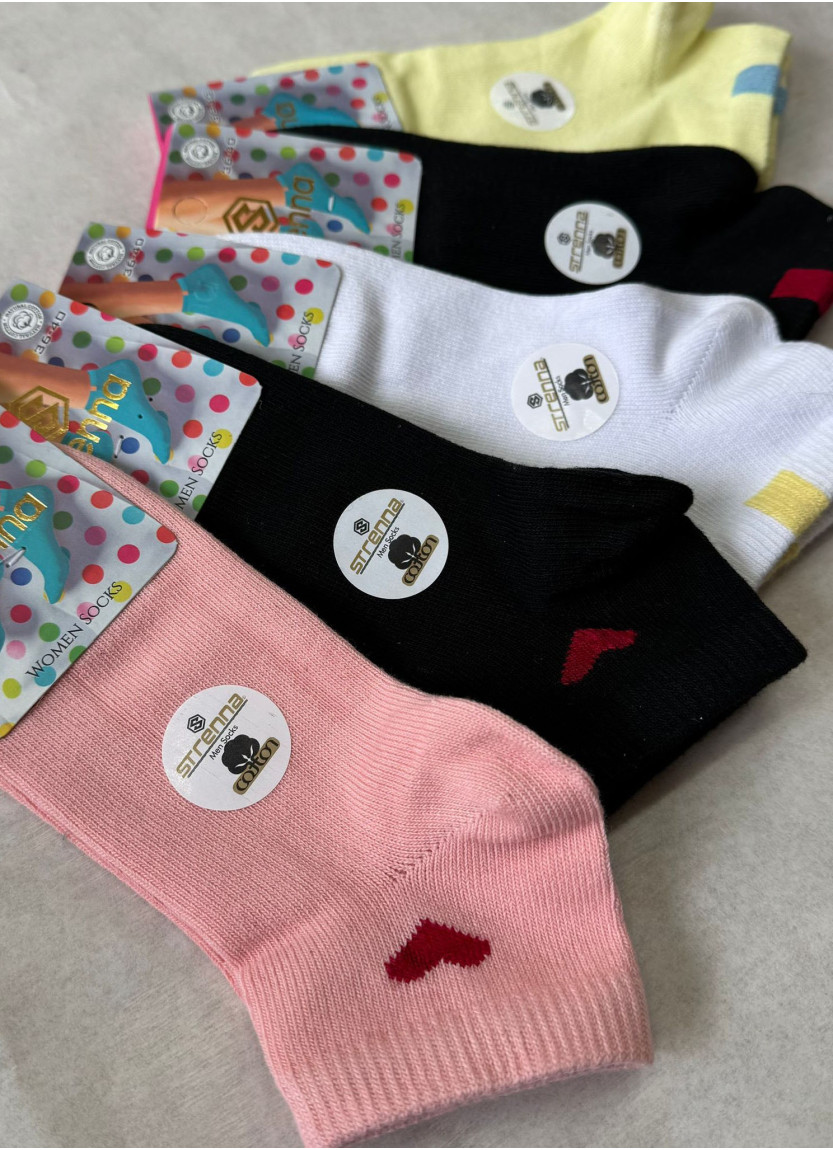 Strenna YAZ COT 18001 Assorted 12-Pair Pack Women's Socks (36-40) — factory-direct from Turkey