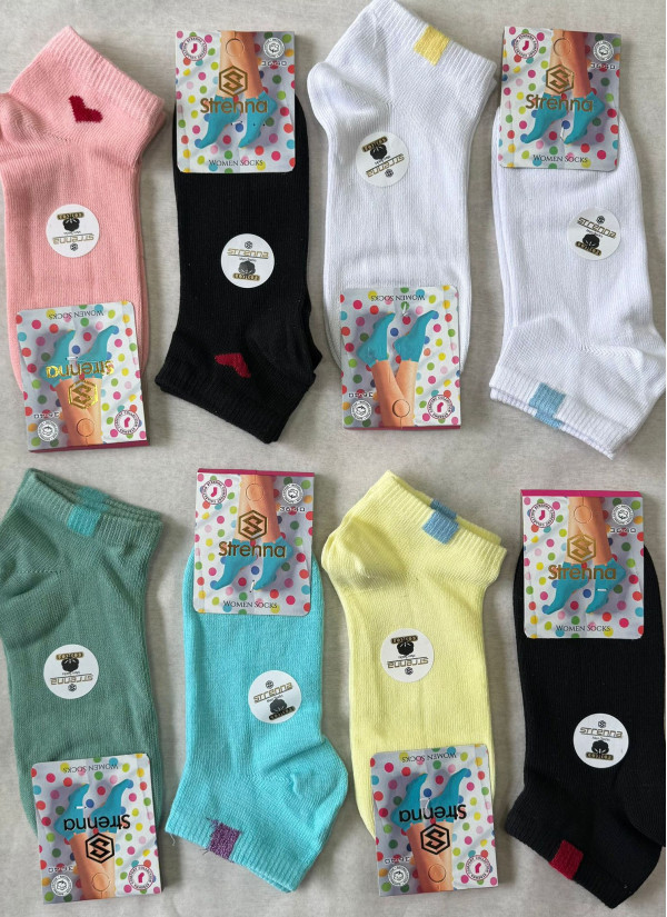 Strenna YAZ COT 18001 Assorted 12-Pair Pack Women's Socks (36-40) — factory-direct from Turkey 2