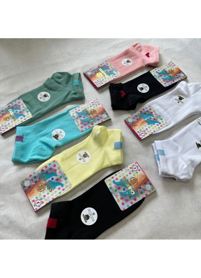 Strenna YAZ COT 18001 Assorted 12-Pair Pack Women's Socks (36-40) — wholesale from Turkey