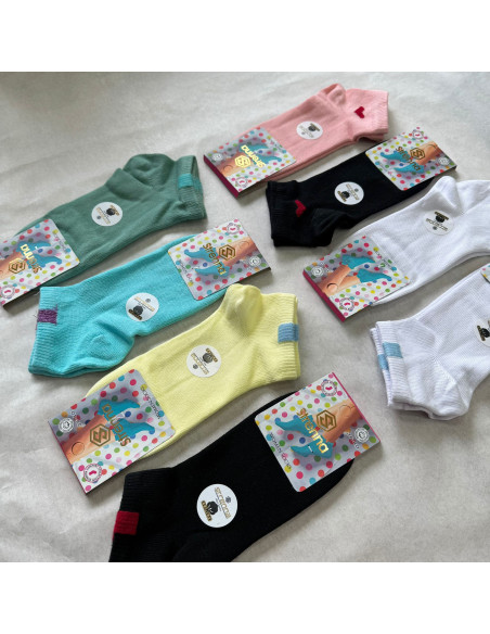 Strenna YAZ COT 18001 Assorted 12-Pair Pack Women's Socks (36-40) — wholesale from Turkey