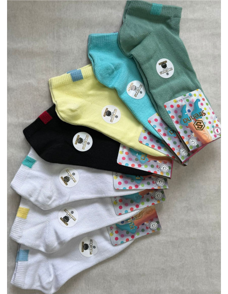 Strenna YAZ COT 18001 Assorted 12-Pair Pack Women's Socks (36-40) — direct Turkish factory supply