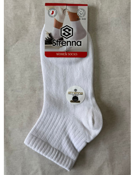 Strenna YAZ COT 18002 Assorted 12-Pair Pack Women's Socks (36-40) — Turkish factory wholesale